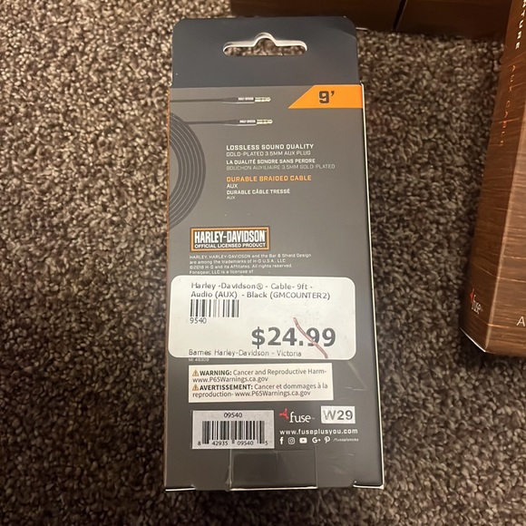 New in boxes! 3 left! Harley Davidson AUX cables. 9 feet long. $15 for all 3 - Picture 3 of 4